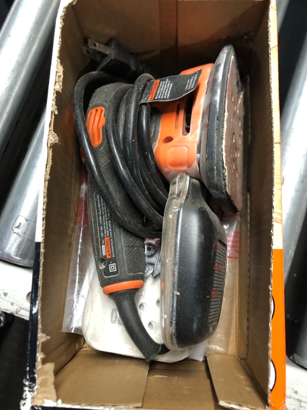 Photo 5 of (used)(sings of wear and tear)BLACK+DECKER MOUSE 1.2 Amp Electric Detail Sander (BDEMS600)