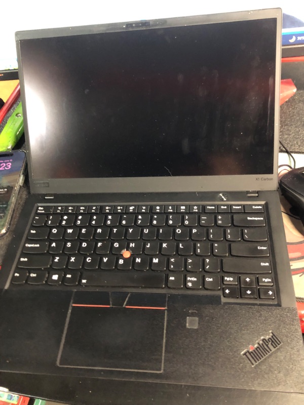 Photo 5 of Lenovo Thinkpad X1 Carbon 14 Inch FHD 1080P Laptop, 8th Gen Intel 4-Core i7-8550U up to 4.0GHz, Intel UHD 620, 16GB DDR4 RAM, 512GB SSD, Backlit Keyboard, FP Reader, Windows 10 (Renewed)