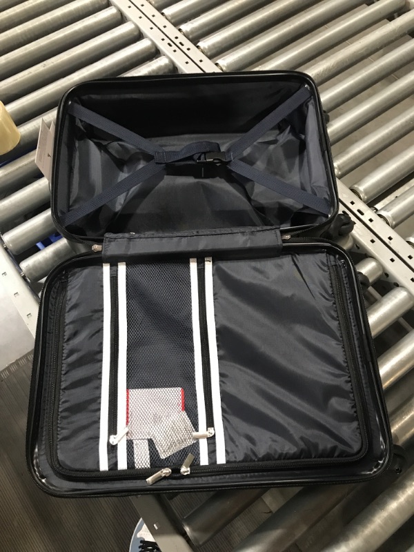 Photo 3 of (READ FULL POST) Coolife Luggage Expandable(only 28") Suitcase PC+ABS Spinner Built-In TSA lock 20in 24in 28in Carry on Charcoal. S(20in_carry on)