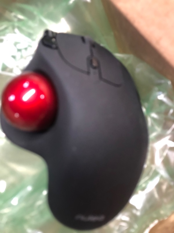 Photo 1 of Nulea M501 Wireless Trackball Mouse, Rechargeable Ergonomic, Easy Thumb Control, Precise & Smooth Tracking, 3 Device Connection (Bluetooth or USB), Compatible for PC, Laptop, iPad, Mac, Windows.