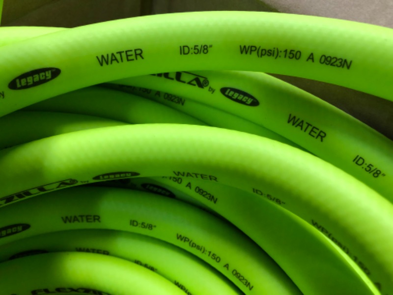 Photo 3 of Flexzilla Garden Hose 5/8 in. x 75 ft, Heavy Duty, Lightweight, Drinking Water Safe, ZillaGreen - HFZG575YW-E