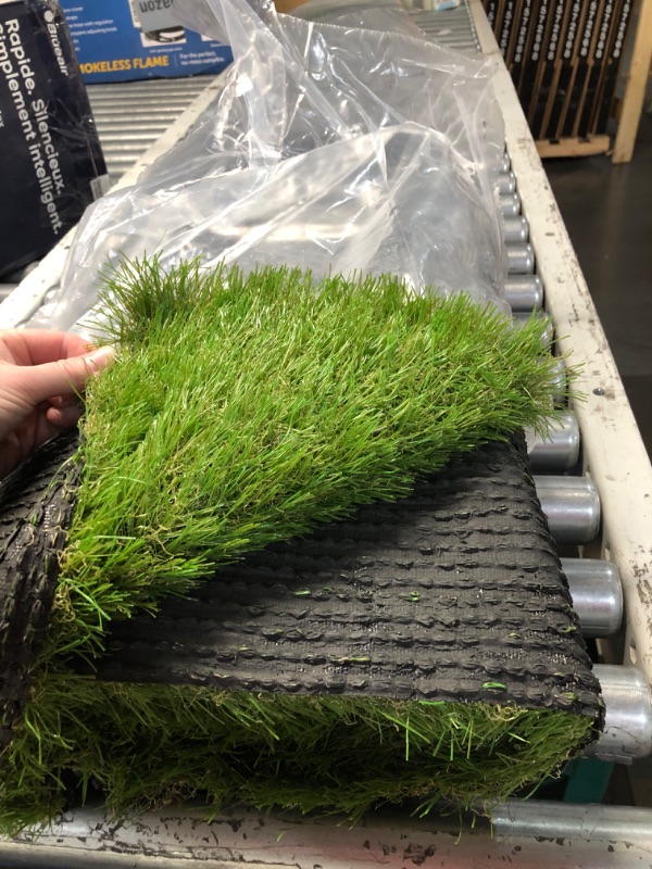 Photo 2 of *STOCK PHOTO FOR REF* Lawn Artificial Grass Turf Lawn,  Realistic Synthetic Grass Mat, Indoor Outdoor Garden Lawn Landscape for Pets,Fake Faux Grass Rug W/ Drainage Holes 5' W  UNSURE OF LENGTH