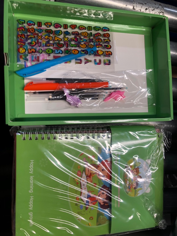 Photo 2 of Reusable Grooved Handwriting Workbooks,Magic Copybook,Magic Writing Practice Copy Books, to Help Children Improve Their Handwriting Ink Practice Age 3-8 ?Calligraphy for Kids(5 Books with Pens)