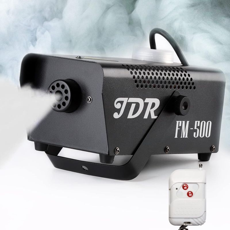 Photo 1 of [READ NOTES]
Fog Machine JDR Mini 500W Smoke Machine with Auto Mode and Wireless Remote Control