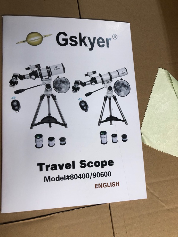 Photo 5 of Gskyer Telescope, Telescopes for Adults, 600x90mm AZ Astronomical Refractor Telescope,Telescope for Kids,Telescopes for Adults Astronomy, German Technology Scope