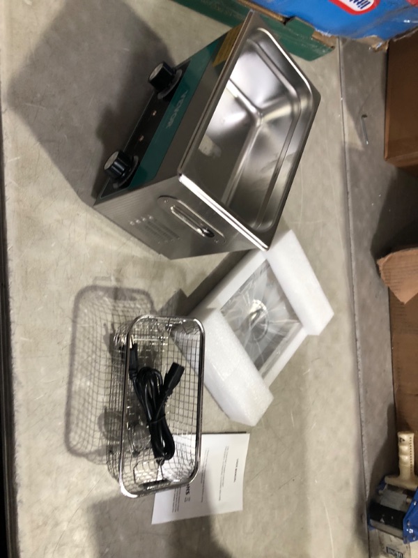 Photo 6 of ***USED - LIKELY MISSING PARTS - UNABLE TO VERIFY FUNCTIONALITY***
VEVOR Knob Ultrasonic Cleaner 3L 40kHz Ultrasonic Cleaning Machine Knob Control Sonic Cleaner 304 Stainless Steel Ultrasonic Cleaner Machine with Heater & Timer for Cleaning Jewelry Eyegla