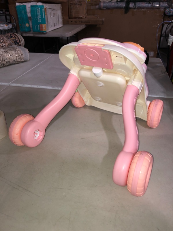 Photo 3 of (NON-REFUNDABLE) TOY Life Baby Push Walkers for Babies 12 Months 3 in 1 Push Toys, Pink