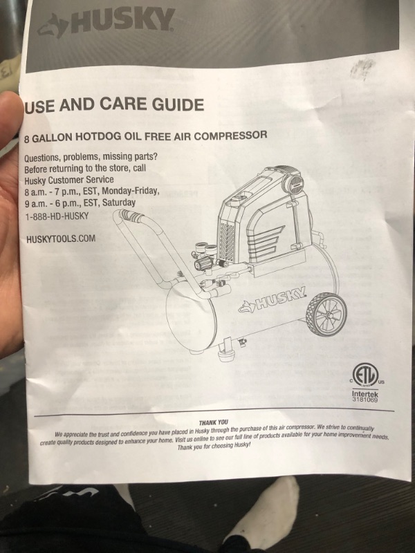 Photo 3 of 8G 150 PSI Hotdog Air Compressor