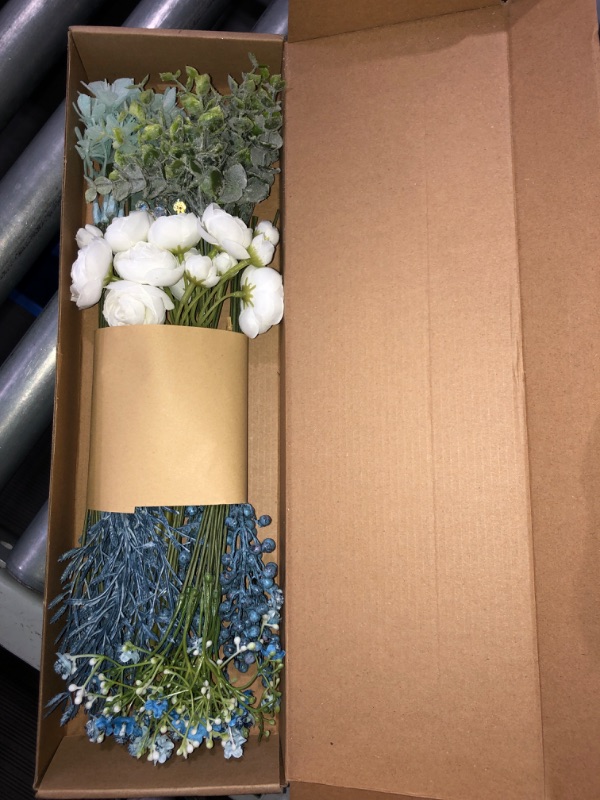 Photo 2 of (READ FULL POST) Lookein Artificial Greenery Stems Box Set, 32 Pcs with 7 Kinds Faux Floral Greenery Filler for Flower Arrangement DIY Terracotta Greenery Filler for Bouquet for Weddings Bouquet DIY, Delicate Amber