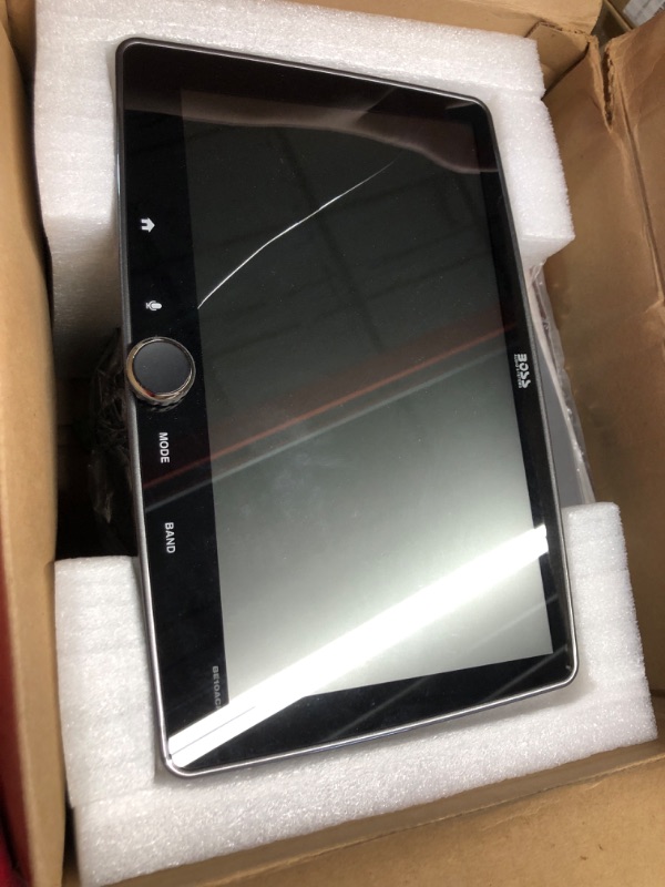 Photo 2 of (no returns)(minor damage) BOSS Audio Systems Elite Series CRBE10ACP - Car Stereo System, Apple CarPlay, Android Auto, 10.1 Inch Touchscreen, Bluetooth No CD Player, Certified Manufacture Reconditioned, SoundSkins Screen Cloth