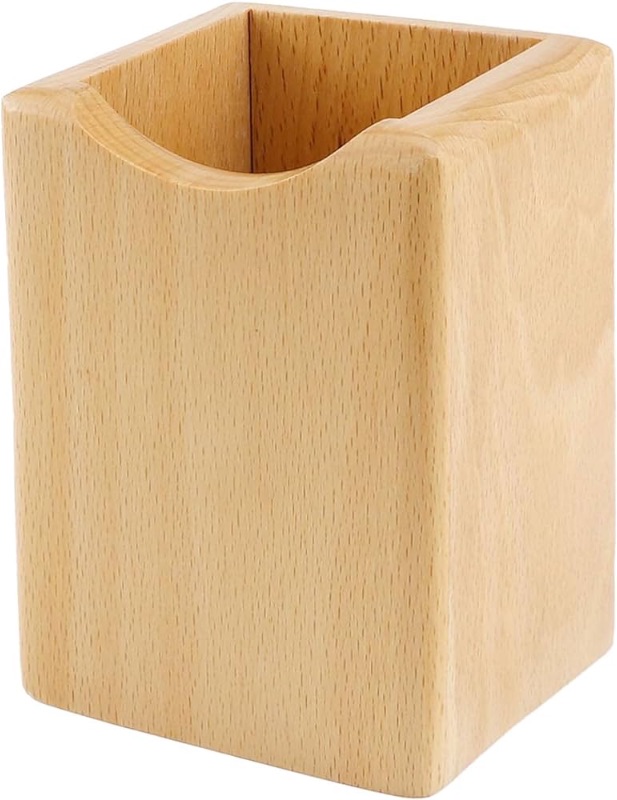 Photo 1 of LNQ LUNIQI
Natural Wooden Pen Box Desktop Stationery Organizer Creative Simple Solid Wood Pencil Holder for Office Supplies (Beech Wood)