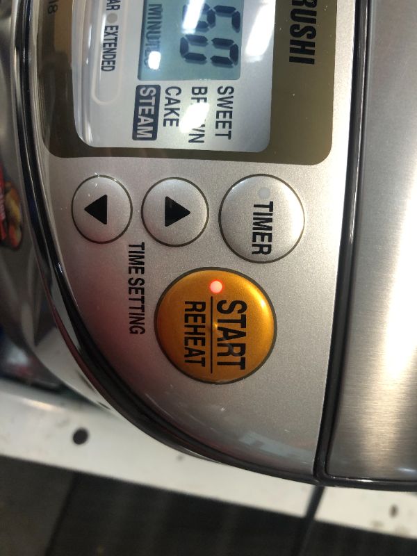 Photo 3 of ***USED - DAMAGED - DENTED - SEE PICTURES - POWERS ON - UNABLE TO TEST FURTHER***
Zojirushi NS-TSC18 Micom Rice Cooker and Warmer – 1.8 Liters