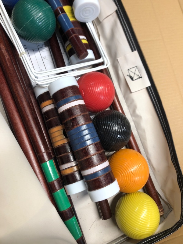 Photo 3 of (NON-REFUNDABLE) Franklin Sports Croquet Set 