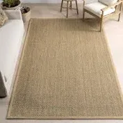 Photo 1 of  Elijah Farmhouse Seagrass Area Rug, 5x8, Beige