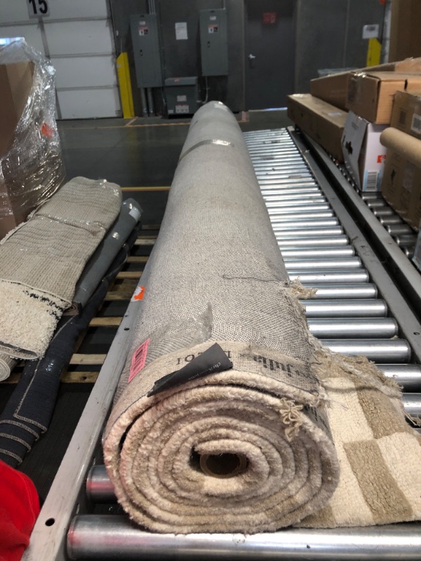 Photo 1 of ***DAMAGED - ONE END IS RIPPED - USED AND DIRTY - NO PACKAGING - SEE PICTURES***
Loloi Chris Loves Julia Bradley Collection BRL-02 Ivory/Beige 8'-6" x 11'-6" Area Rug Ivory / Beige 8'-6" x 11'-6" Striped

