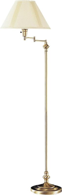 Photo 1 of (NON-REFUNDABLE) Cal Lighting BO-314-AB Transitional Swing Arm Floor Lamp, Antique Bronze 16 x 23 x 59 Antique Bronze