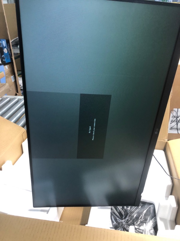 Photo 3 of **missing items**LG FHD 27-Inch Computer Monitor 27MP450-B, IPS with AMD FreeSync, Black Tilt & Height Adj