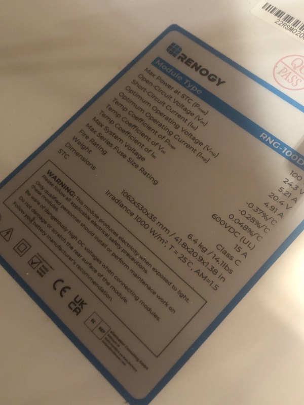 Photo 1 of New 400-Watt 12-Volt Mono Solar Premium Kit for Off-Grid Solar System