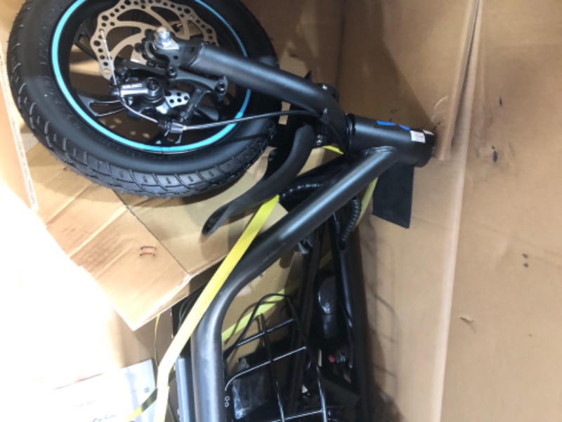 Photo 2 of **NON-FUNCTIONAL/FOR PARTS ONLY**  URBANMAX C1 Electric Scooter with Seat, 450W Max Speed 15.5 Mph up to 22 Miles Range,  with Basket, UL Certified