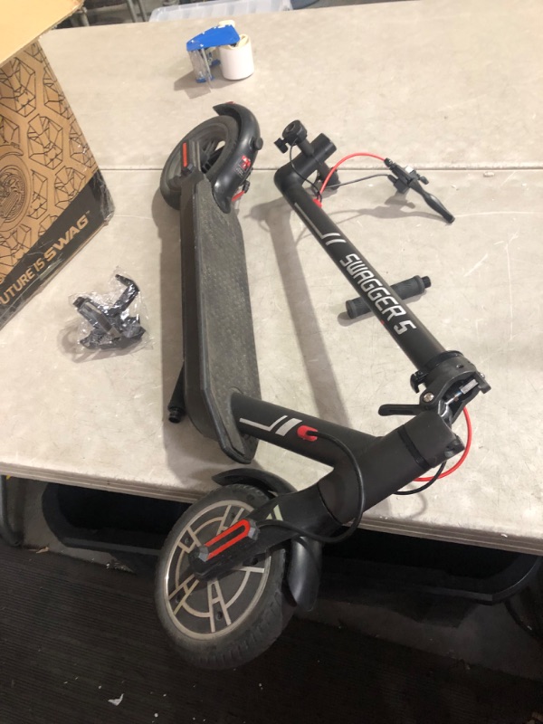 Photo 8 of ***USED - SCRATCHED AND SCUFFED - UNABLE TO TEST - SEE PICTURES***
Swagtron SG-5 Swagger 5 Boost Commuter Electric Scooter with Upgraded 300W Motor Black