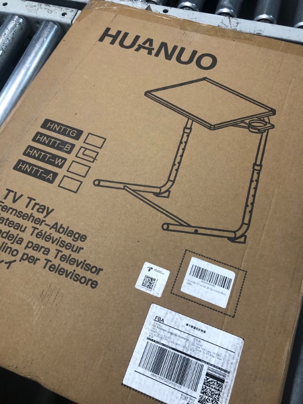 Photo 2 of Adjustable TV Tray Table - TV Dinner Tray on Bed & Sofa, Comfortable Folding Table with 6 Height & 3 Tilt Angle Adjustments