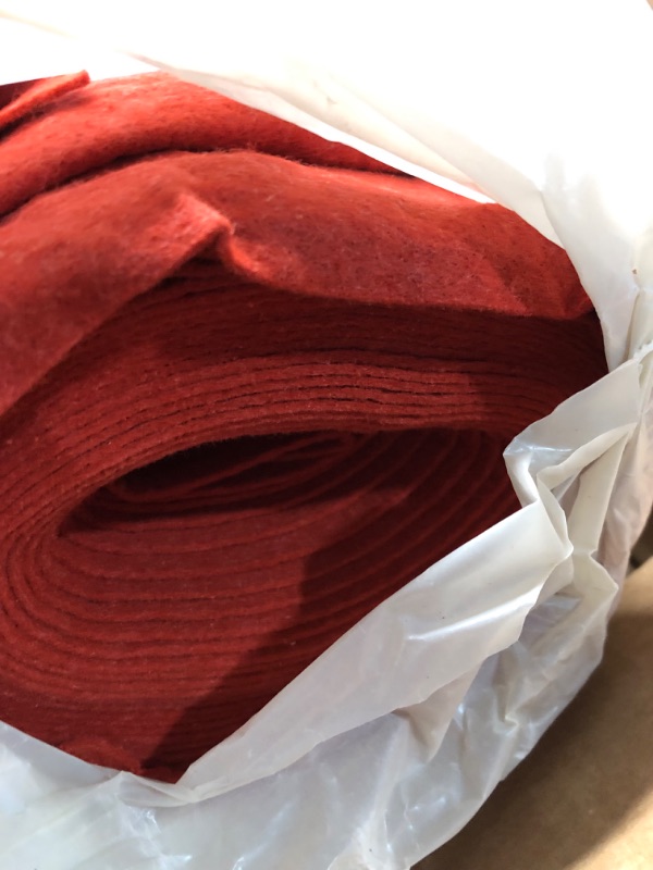 Photo 2 of Red Carpet Runner for Party, 3.3x33ft, 250GSM Large Thick Hollywood Red Carpet for Event, 