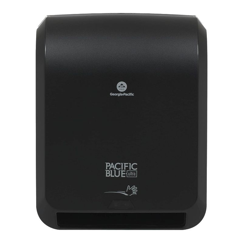 Photo 1 of Pacific Blue Ultra 8" High-Capacity Automated Touchless Paper Towel Dispenser by GP PRO (Georgia-Pacific); Black