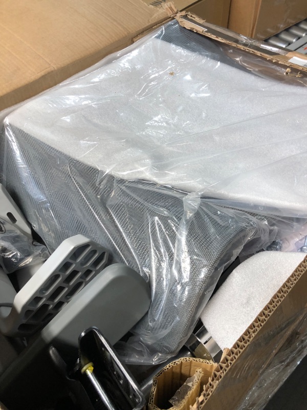 Photo 4 of Ergonomic Office Chair with 3D Armrest, Big and Tall Computer Desk Chair with Adjustable Headrest, Seat Depth, Lumbar Support, Home Office Gaming Chair Light Grey