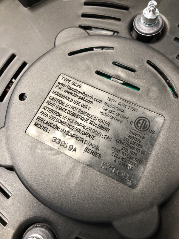 Photo 5 of **SEE NOTES** Hamilton Beach Portable 6-Quart Set & Forget Digital Programmable Slow Cooker with Lid Lock, Temperature Probe, Stainless Steel Temperature Probe Stainless Steel Programmable Slow Cooker