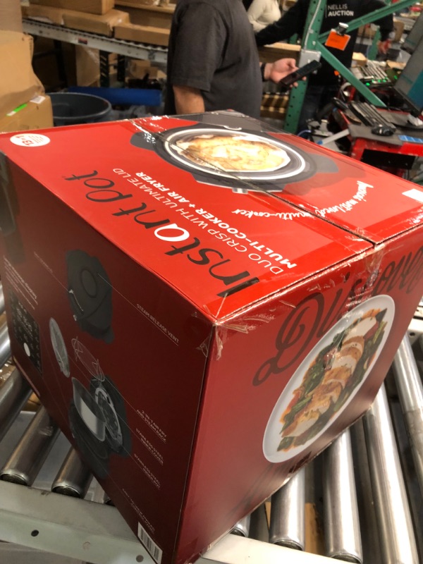 Photo 3 of Instant Pot Duo Crisp Ultimate Lid, 13-in-1 Air Fryer and Pressure Cooker Combo, Sauté, Slow Cook, Bake, Steam, Warm, Roast