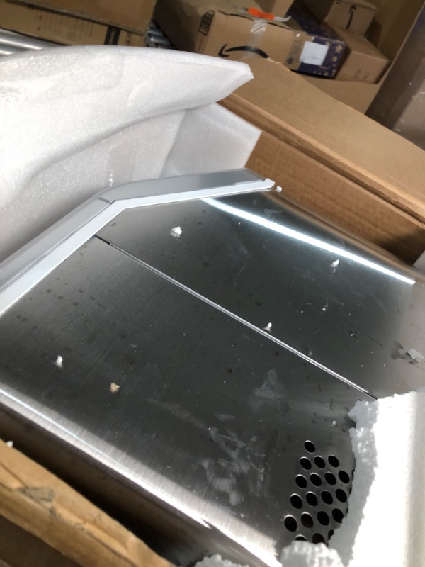 Photo 2 of EUHOMY Countertop Ice Maker Machine, 40Lbs/24H Auto Self-Cleaning, 24 Pcs Ice/13 Mins, Portable Compact Ice Maker with Ice Scoop & Basket
