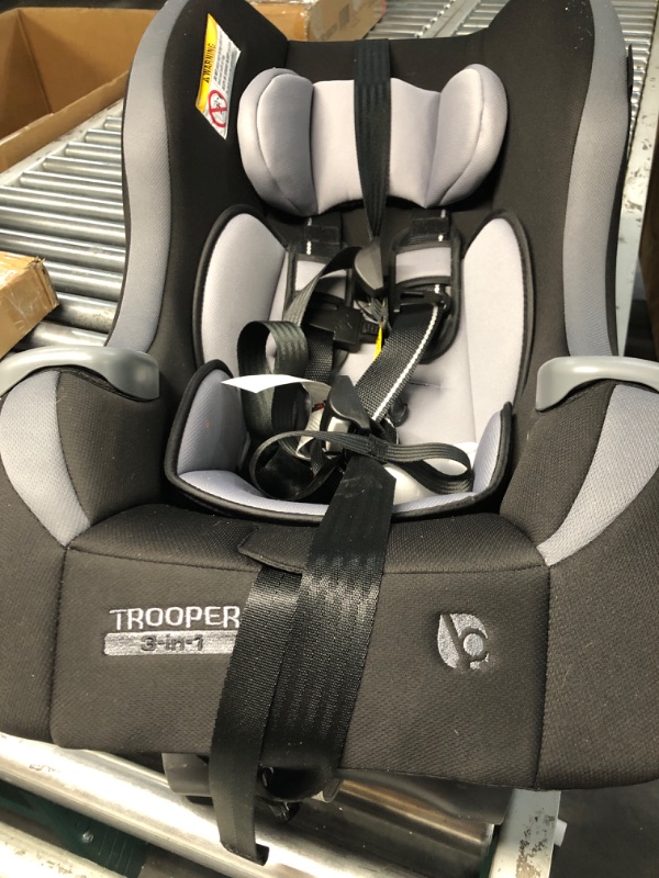 Photo 3 of Baby Trend Trooper 3-in-1 Convertible Car Seat, Dash Black