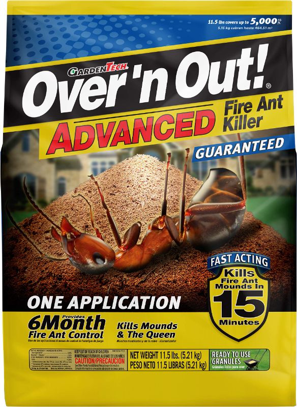 Photo 1 of Over 'N Out! Advanced 6 Month Control Fire Ant Killer Granules, 11.5 lb., Covers 5000 sq. ft.