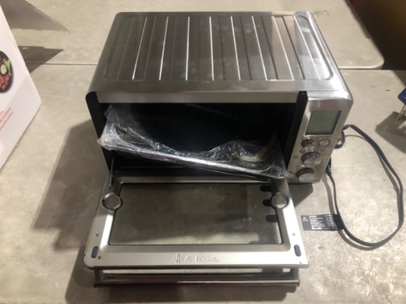 Photo 9 of ***DAMAGED - UNTESTED - SEE COMMENTS***
Breville Smart Oven Air Fryer Toaster Oven, Brushed Stainless Steel, BOV860BSS