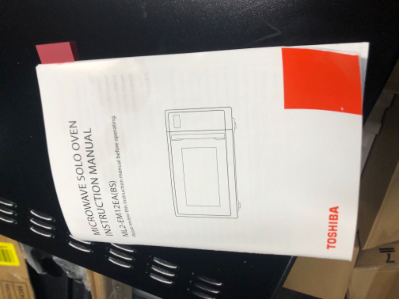 Photo 4 of ***NONREFUNDABLE - NOT FUNCTIONAL - FOR PARTS ONLY - SEE COMMENTS***
TOSHIBA ML2-EM12EA(BS) Countertop Microwave Oven With Stylish Design As Kitchen Essentials, Smart Sensor, ECO Mode & Mute Function, 1.2 Cu Ft With 12.4" Turntable, 1100W, Black Stainless