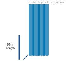 Photo 1 of (READ FULL POST) allen + roth 95-in Grey Light Filtering Tie Top Single Curtain Pane