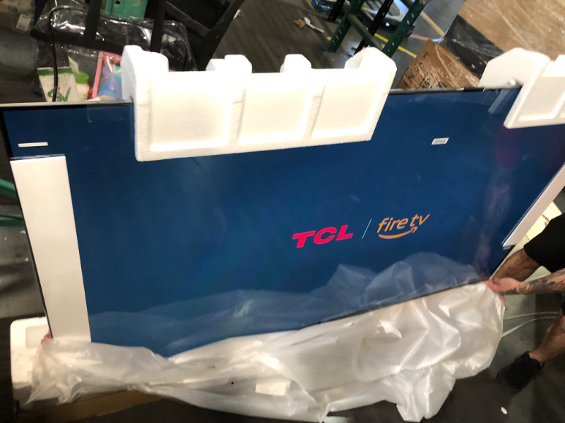 Photo 1 of TCL 75-Inch Class S4 4K LED Smart TV with Fire TV (75S450F, 2023 Model), Dolby Vision HDR, Dolby Atmos, Alexa Built-in, Apple Airplay Compatibility, Streaming UHD Television 75 inches