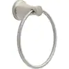 Photo 1 of  Delta Casara Wall Mount Round Closed Towel Ring Bath Hardware Accessory in Brushed Nickel