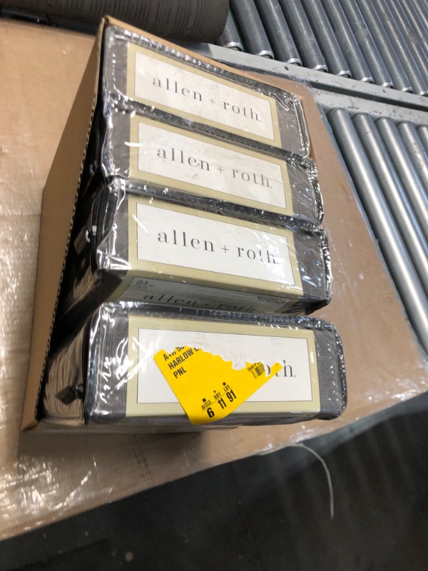 Photo 2 of 
*4 PACK CURTAIN BUNDLE NON REFUNDABLE*
allen + roth 84-in Grey Light Filtering Tie Top Single Curtain Panel
Item #4140924 |

Model #HG84-924