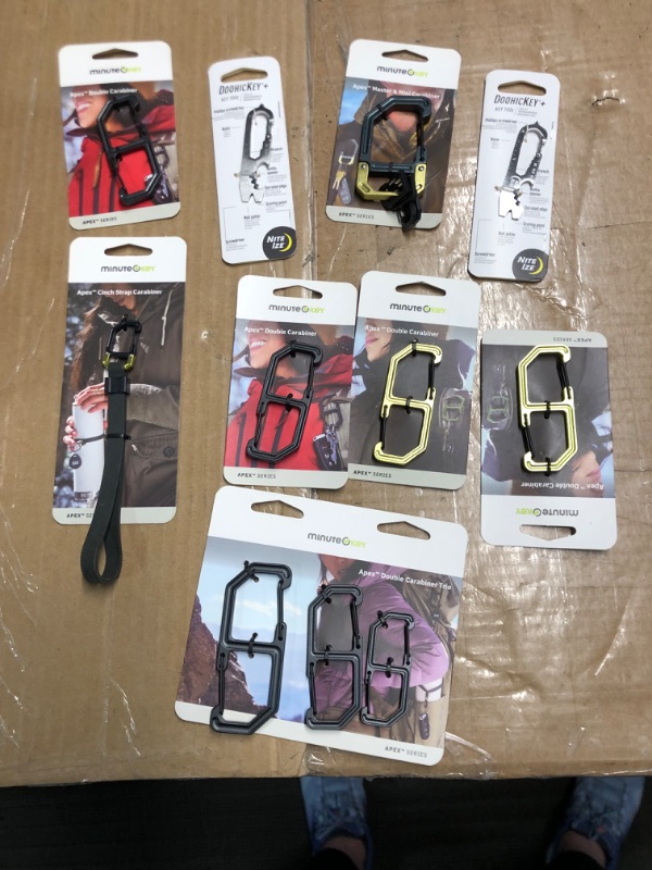 Photo 1 of **NON REFUNDABLE BUNDLE OF CARABINERS**
VARIOUS STYLES AND SIZES