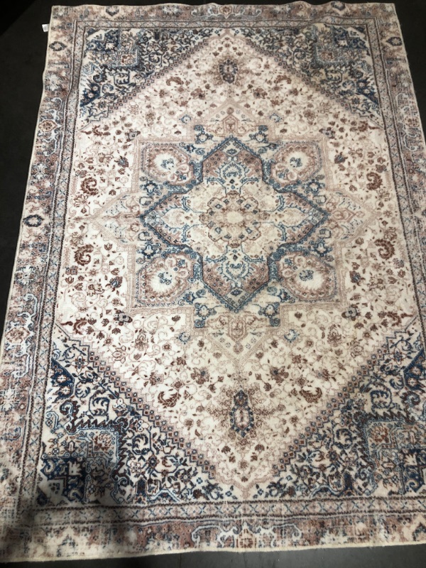 Photo 2 of (see all images) LARGE AREA RUG-(6' 10'' x 4' 10'')