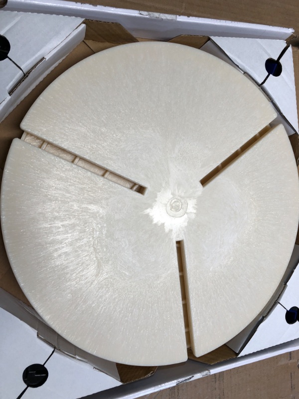 Photo 1 of DYRABREST Portable Pottery Machine Turntable Clamp Pottery, Ceramic Pottery Trimming Turntable Tools Sculpting Clamp Repair Tools for Ceramic Beginners Professionals (White)