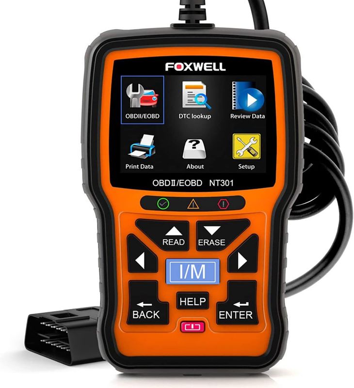 Photo 1 of FOXWELL NT301 OBD2 SCANNER LIVE DATA PROFESSIONAL MECHANIC DIAGNOSTIC CODE READER TOOL FOR CHECK ENGINE LIGHT