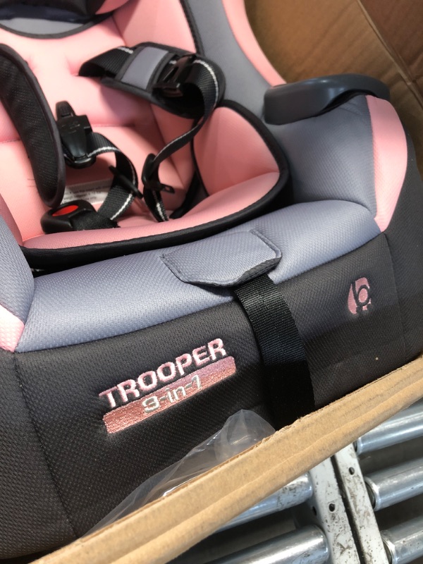 Photo 4 of Baby Trend Trooper 3-in-1 Convertible Car Seat, Quartz Pink