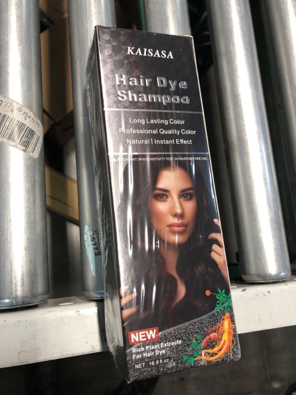 Photo 2 of KAISASA Dark Brown Hair Dye Shampoo for Gray Hair, Hair Color Shampoo (16.9 FL OZ)