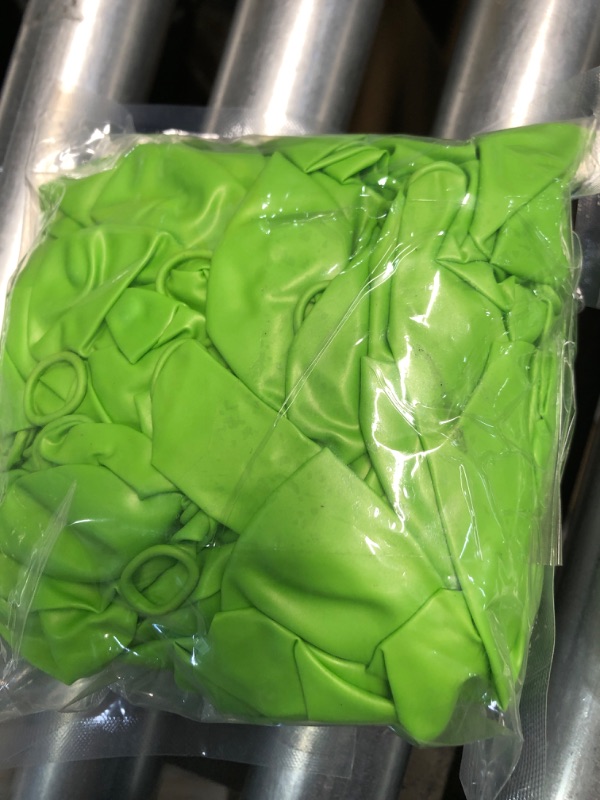 Photo 3 of **BUNDLE OF 2 (NON REFUNDABLE)**
Lime Green Balloons Latex Party Balloons 120pcs 12 Inch Helium Balloons