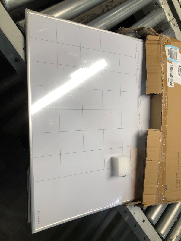 Photo 1 of U Brands Magnetic Dry Erase Board, 20 x 30 Inches, White Wood Frame (2071U00-01) & U Brands Low Odor Magnetic Dry Erase Markers with Erasers, Medium Point, Assorted Colors, 6-Count - 520U06-24