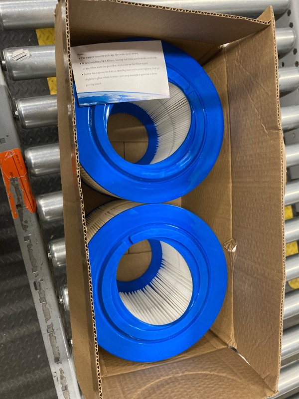 Photo 2 of ROYOR Wellspring 10-00282 Bullfrog Filter - Spa Filter Replacement Cartridge Compatible with Bullfrog SPA Filter, Spa Hot Tub Filter Replacement for Pleatco PBF40, 2 Packs