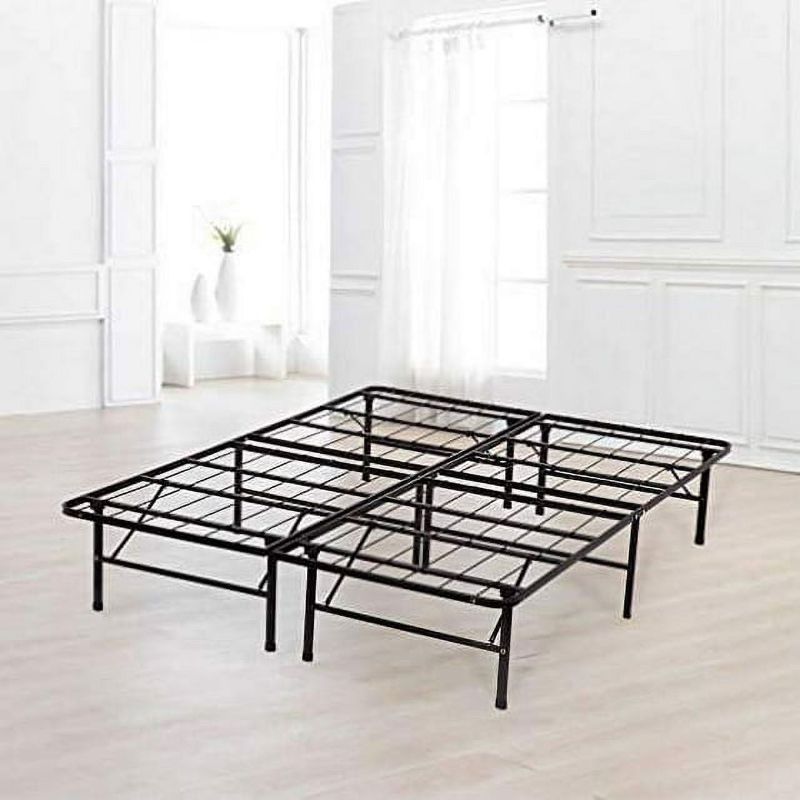 Photo 1 of FDW Bed Frame Full Metal Base Mattress Foundation Heavy Duty Steel Replaces Box Spring,Black
