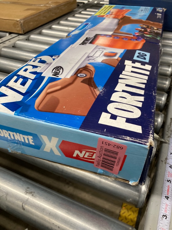 Photo 1 of Nerf Fortnite DG Dart Blaster – 15-Dart Rotating Drum, Pump Action, 15 Official Nerf Darts, Inspired by Blaster Used in Fortnite Video Game